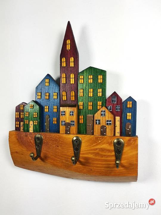 Kolorowy wieszaczek na klucze i biżuterię Wieszaki dolnośląskie Wrocław