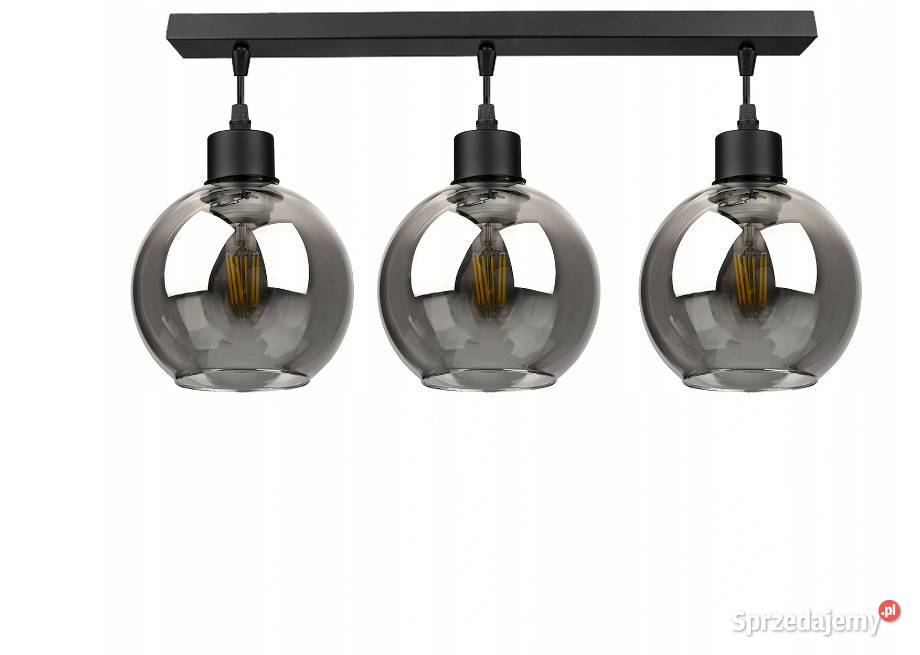 LAMPA WISZĄCA SUFITOWA ŻYRANDOL potrójna KULA Choroszcz