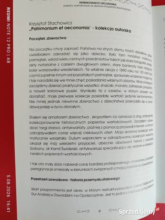 Patrimonium et oeconomia Papiery wartościowe
