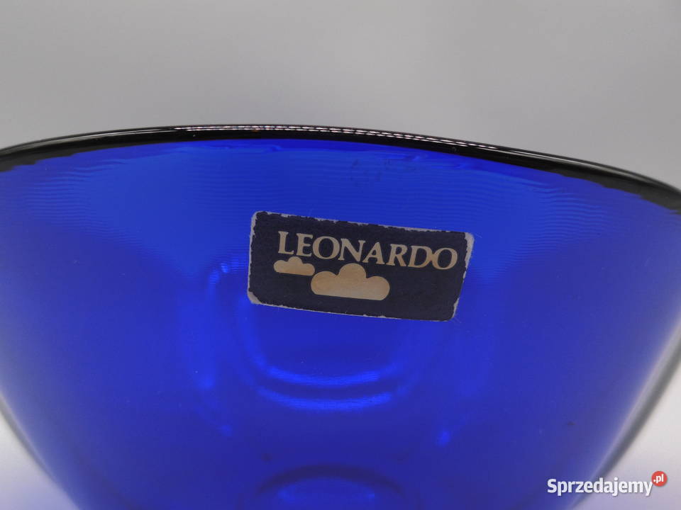 Efektowna Misa z Kobaltowego Szkła LEONARDO Raszków sprzedam