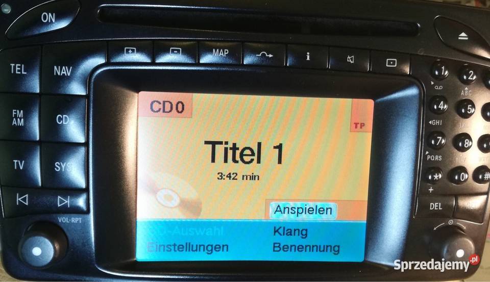 Radio Nawigacja Mercedes W203 W209 Clk W463G Konin