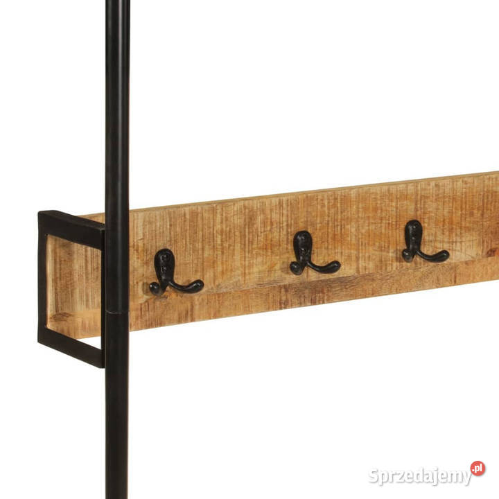 Wieszak na ubrania z kółkami 90x35x190 mango i Warszawa