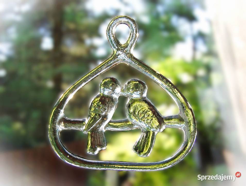 Bertil Vallien Kosta Boda ptaki szklana przezroczysty Lublin