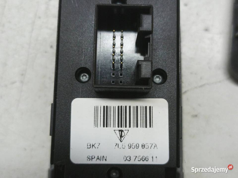 PRZEŁĄCZNIK SZYB PRZÓD LEWY PRAWY KOMPLET