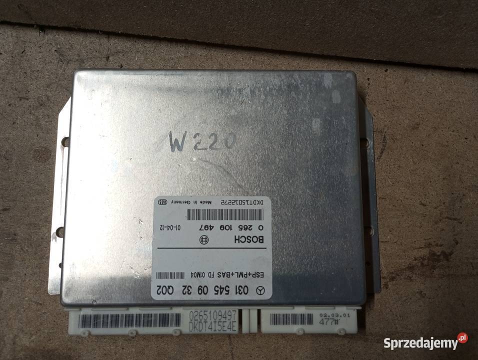 moduły mercedes w220 Rok produkcji 2001