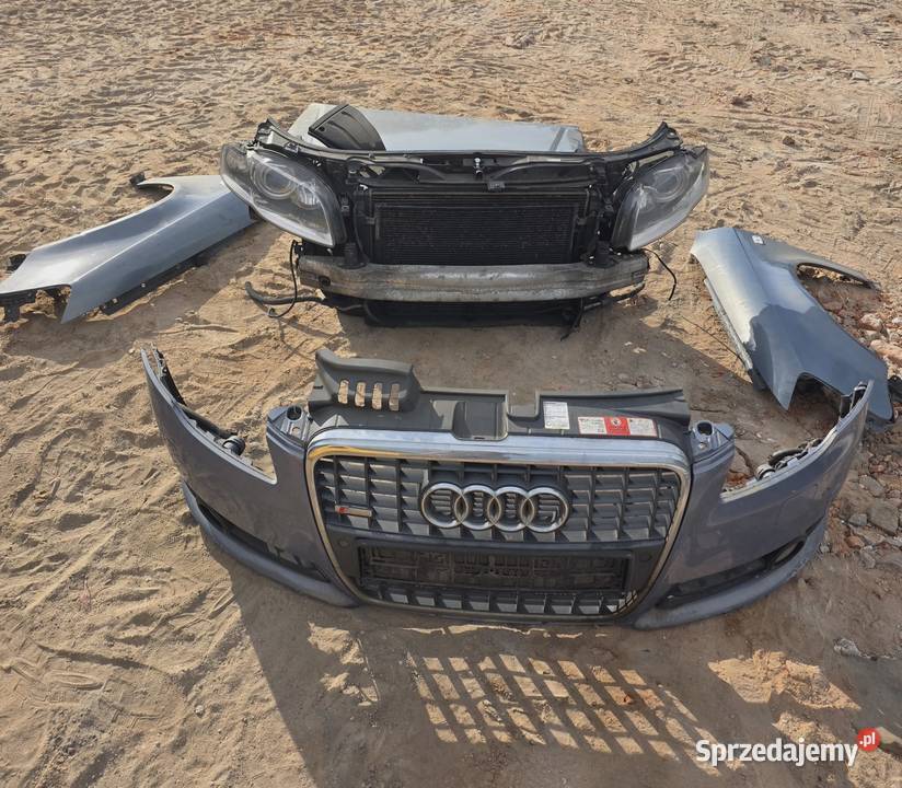 Audi A4 B7 KOMPLETNY przód Zderzak Sline Lampy Tychy