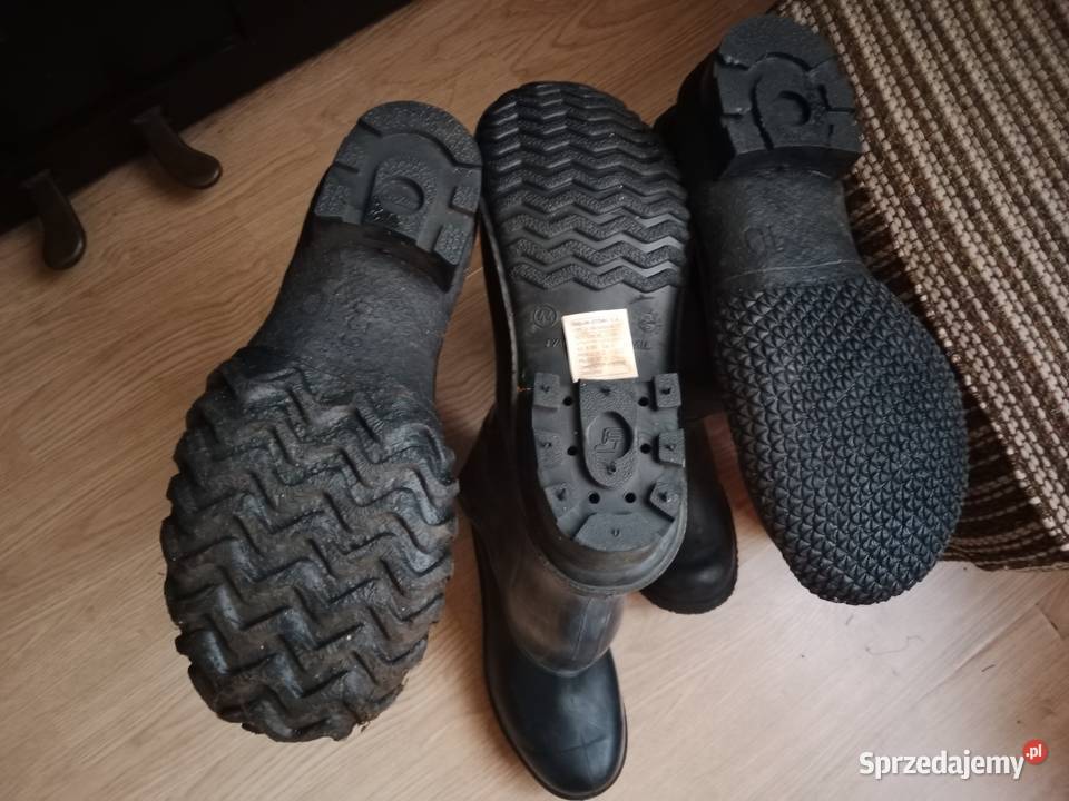 Zestaw 3 Par Butów RoboczychGumowców NOWE Stomil czarny śląskie Ruda Śląska