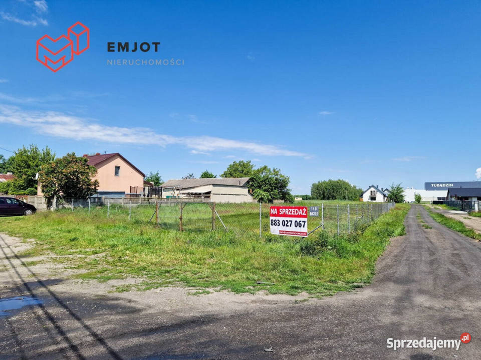 Grunt Sieradz 900m2 prąd Sprzedaż