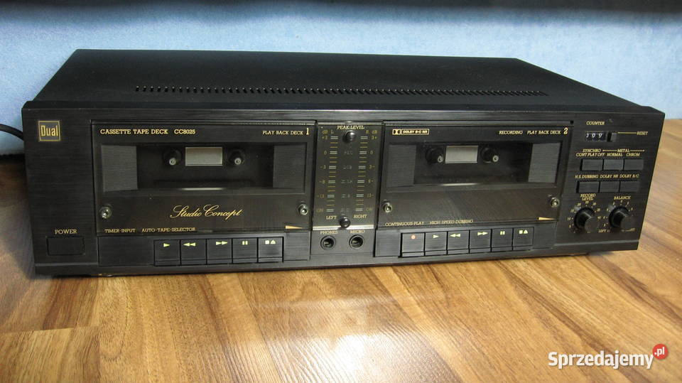 Unikatowy magnetofon Dual CC 8025 Cassette Deck Świebodzice