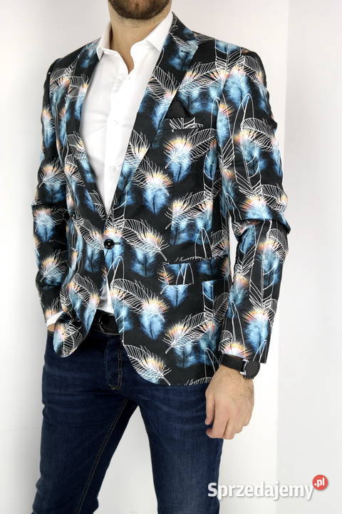 Giovanni Pera marynarka męska w pióra rozmiary Ostrów Wielkopolski sprzedam