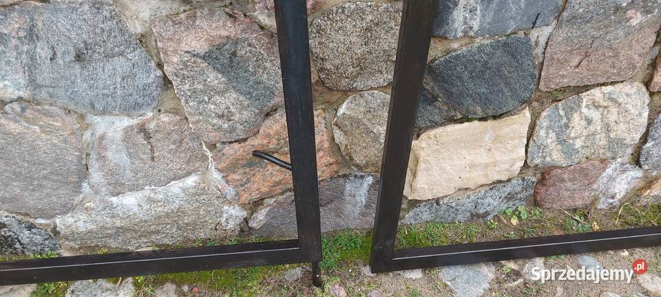 Brama wjazdową dwuskrzydłowa stelarz rama 2x2 Wojtkowizna