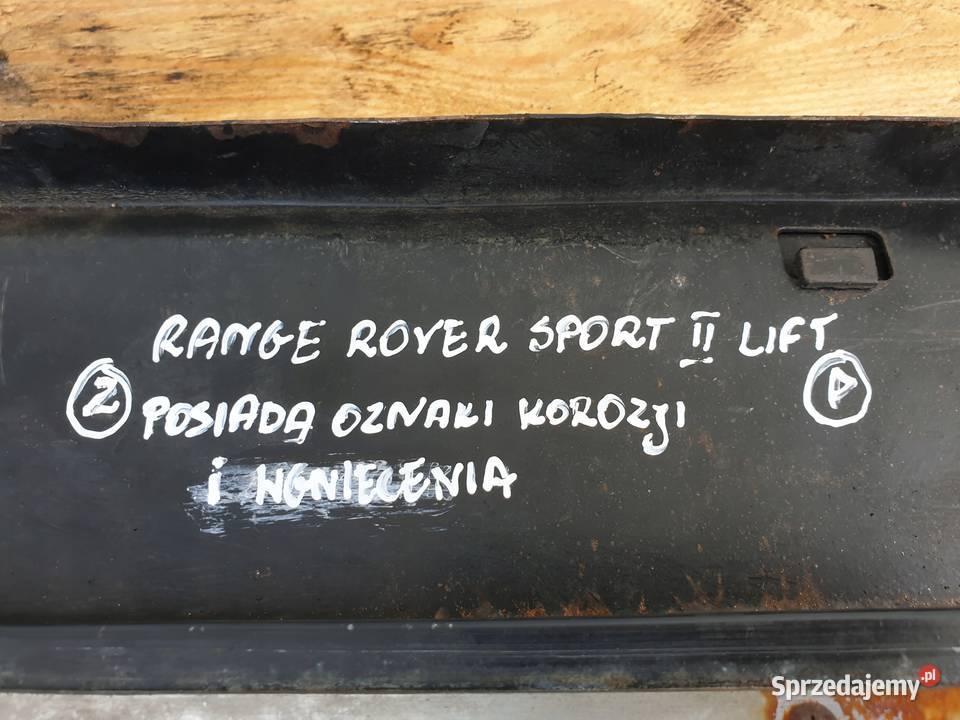 PROGI NAKŁADKI PROGOWE Range Rover Sport II L494 Rudka