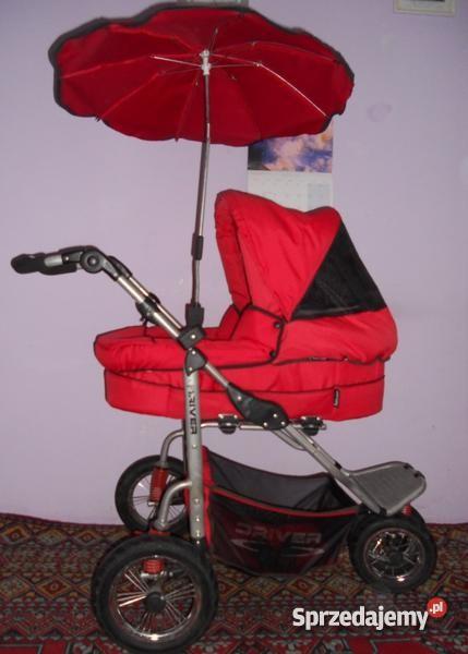 wozek Implast Driver 3XL 3w1 parasolka i śpiwor Łódź