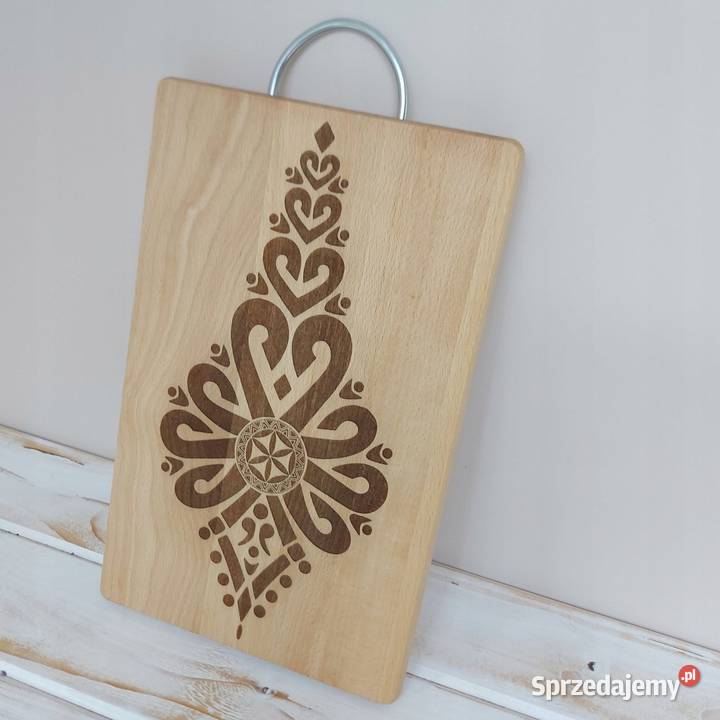 Deska Do Krojenia z Rączką Deseczka Drewniana z Tworkowa