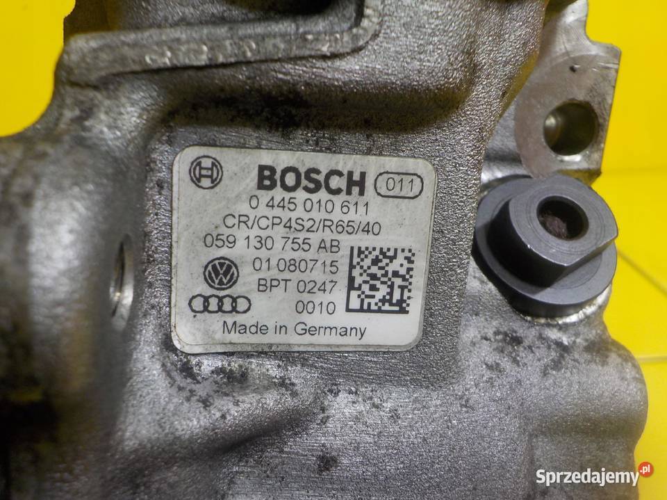 AUDI A5 A4 B8 27 TDI 10r 190 CGK pompa wtryskowa Pompy wtryskowe Suków