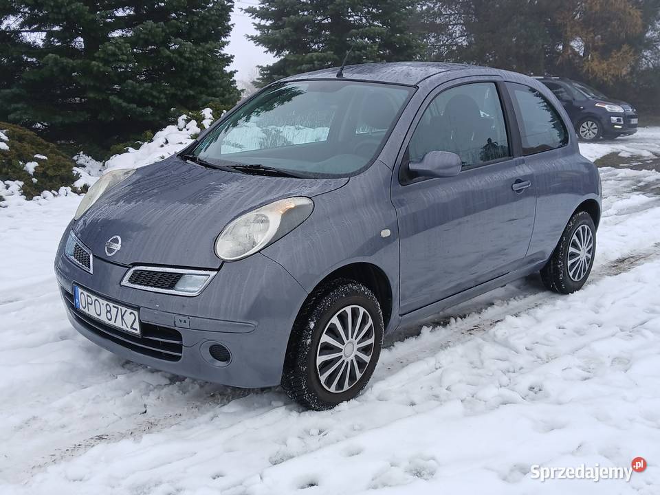 Nissan Micra K12 12i klimatyzacja Zarejestrowany nieuszkodzony Marzenin