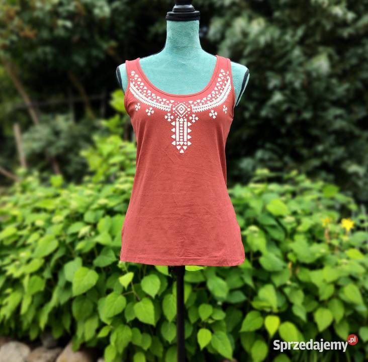 Top koszulka Esmara 42 L XL bordowa czerwona Szczecin