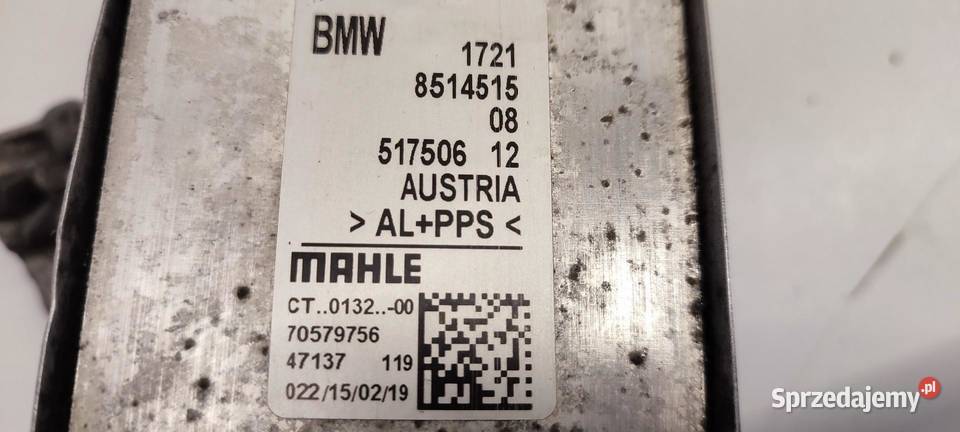 BMW G20 CHŁODNICA OLEJU 8514515 sprzedam