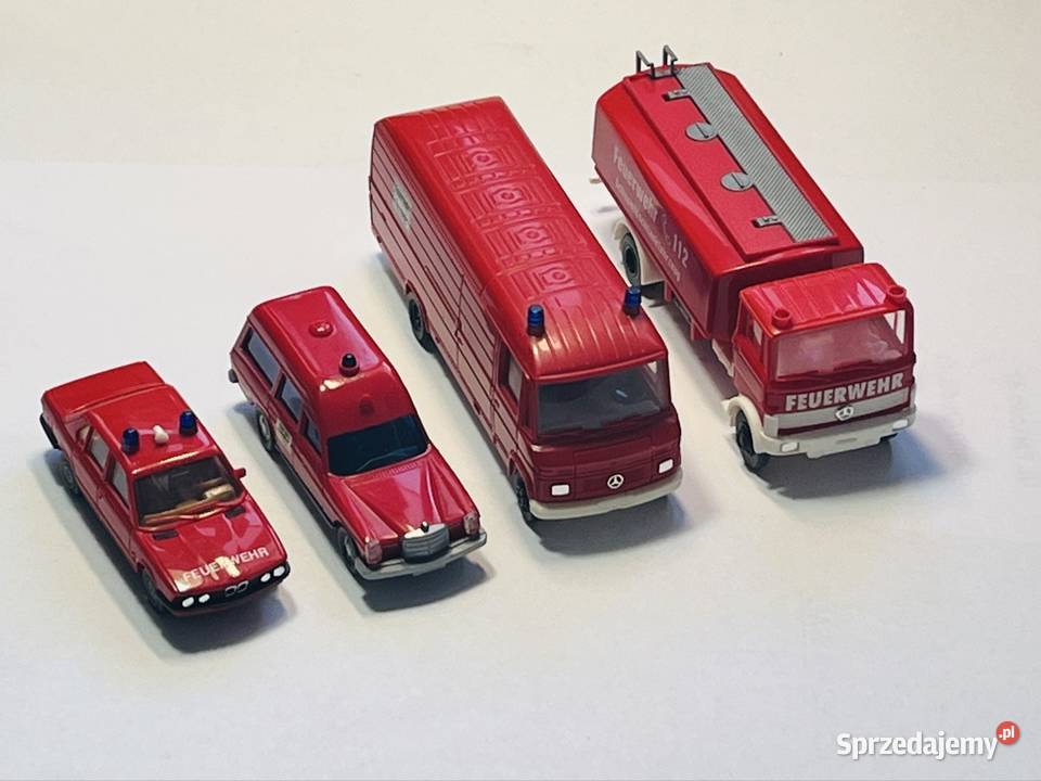 Kolekcjonerski zestaw aut straż pożarna kujawsko-pomorskie Grupa