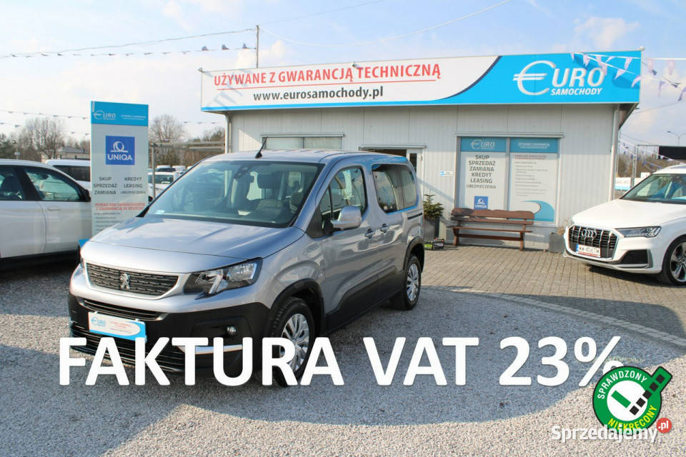 Peugeot RIFTER Active Gwarancja netto 44634PLN isofix mazowieckie Warszawa sprzedam