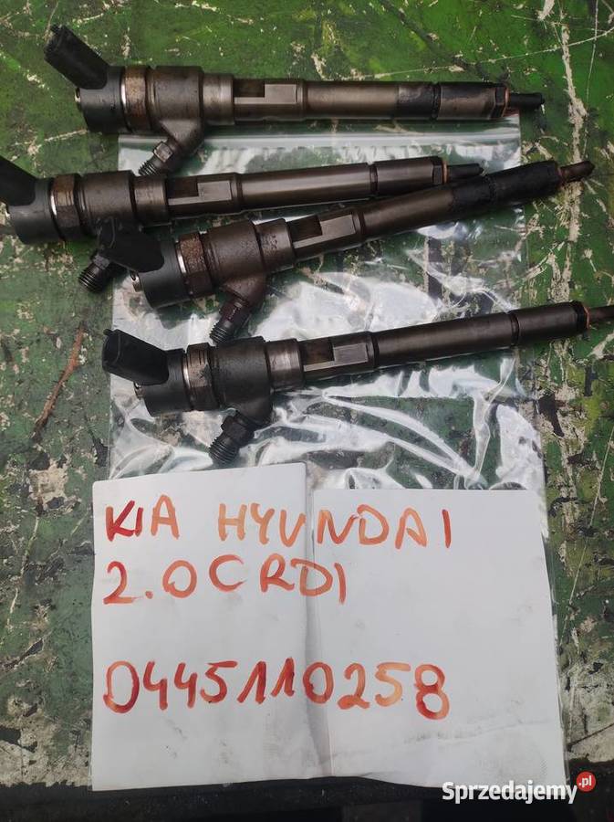 KIA HYUNDAI 20CRDI wtrysk wtryskiwacz 0445110258 Kielce sprzedam