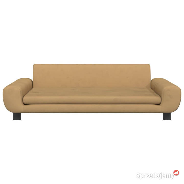 Sofa dzieci brązowa 100x54x33 aksamit WM3196384 Warszawa