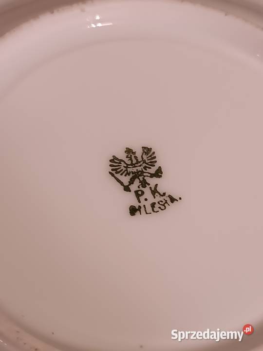 Talerzyki spodki porcelana Silesia Gorlice