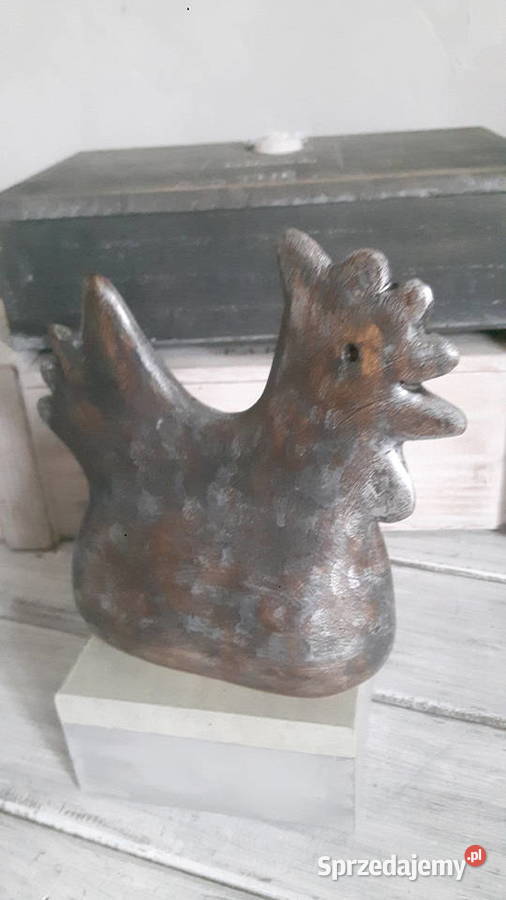 Kura ceramiczna ręcznie wykonana mazowieckie
