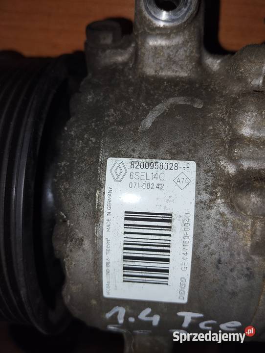 Sprężarka kompresor klimatyzacji Renault 14 tce Łask sprzedam