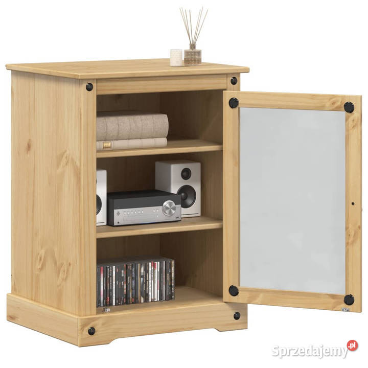 Szafka multimedialna Corona 60x50x82 lite drewno Warszawa sprzedam