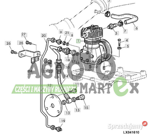 AL153772 AL111720 KOŁO PASOWE 8PK ST JD Wichrów