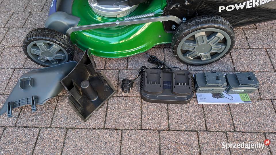 Kosiarka akumulatorowa Powerbase 40V napęd 2x5Ah