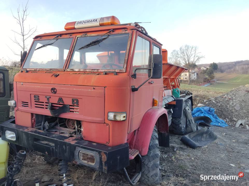 Star 266 utrzymanie zimowe dróg pojazd specjalny