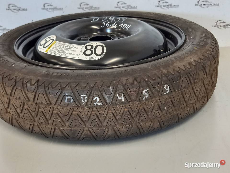 KOŁO DOJAZDOWE ZAPAS 13570 R15 ET45 KIA RIO III