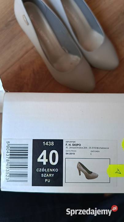 Buty czółenka obcas 40 Ziempniów