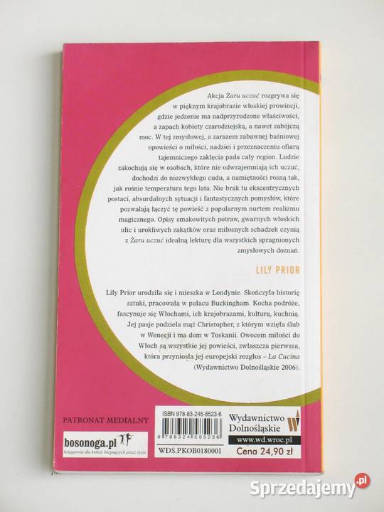 Żar uczuć Lily Prior miękka Proza i poezja Kraków