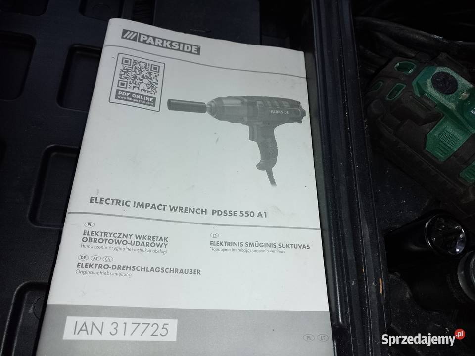 klucz udarowy parkside elektryczny PDSSE 550 A1 małopolskie Gorlice