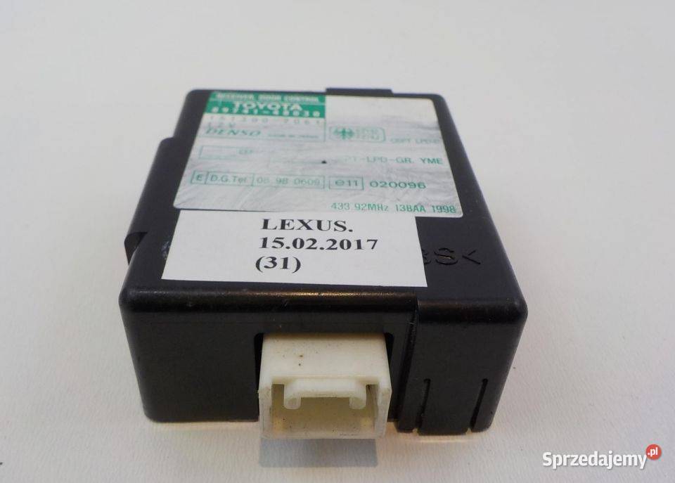 CENTRALKA MODUŁ LEXUS RX wyposażenie elektryczne wielkopolskie Nowy Tomyśl sprzedam