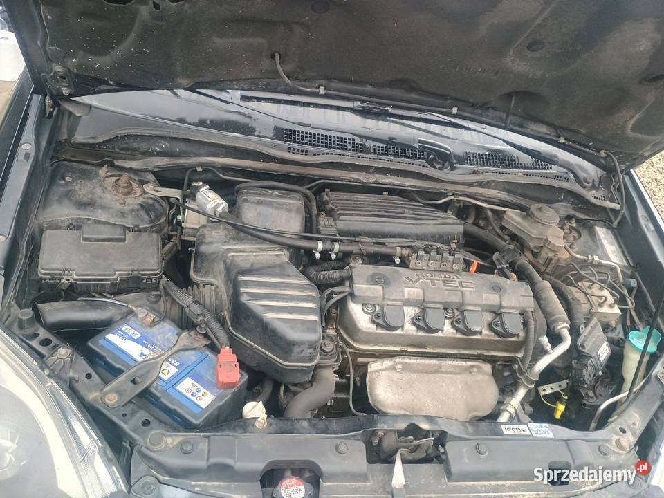 Honda Civic czarna rocznik 2004 16 Brzegi