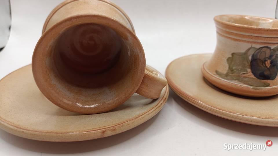 Filiżanka mniejsza ze spodkiem dwa razy Zamość