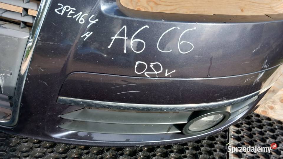 AUDI A6 C6 ZDERZAK PRZÓD HALOGEN Zbierkowo sprzedam