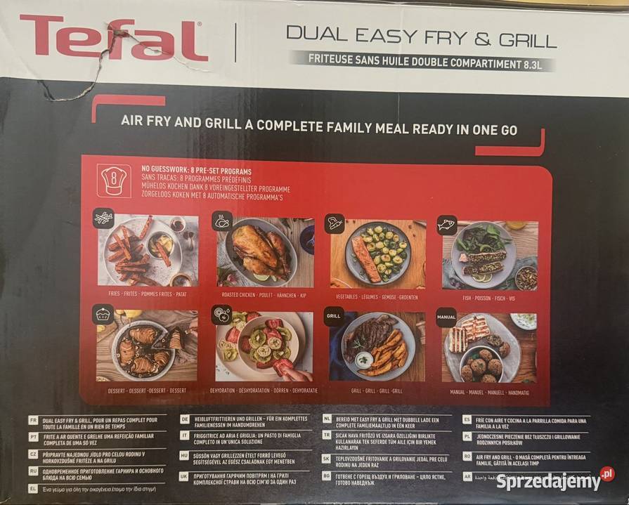 Air Fryer Tefal Dual Easy Fry Grill Dom i Ogród Marki