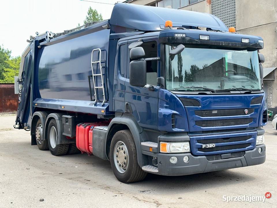 Scania P320 śmieciarka 2016WAGA Prasa Terberg Rok produkcji 2016 Nowiny sprzedam