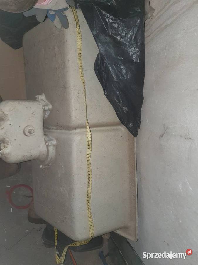 Zlew żeliwny ciężki mocny stary Warszawa