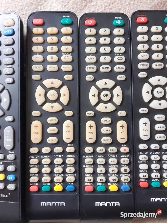 Piloty do TV Manta 19 Blauberg SenecorOK Piloty Łódź