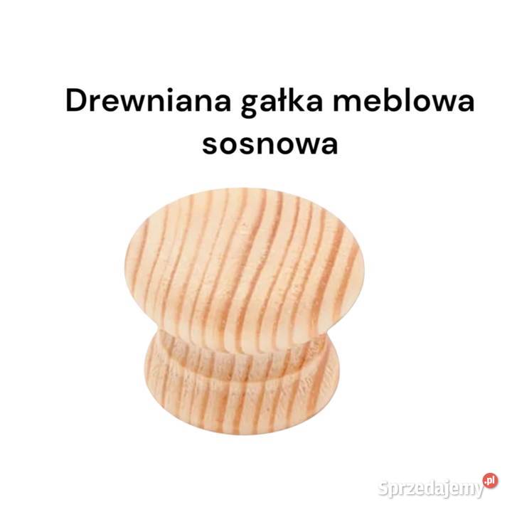 Drewniane gałki uchwyt do mebli sosna małopolskie Zawoja