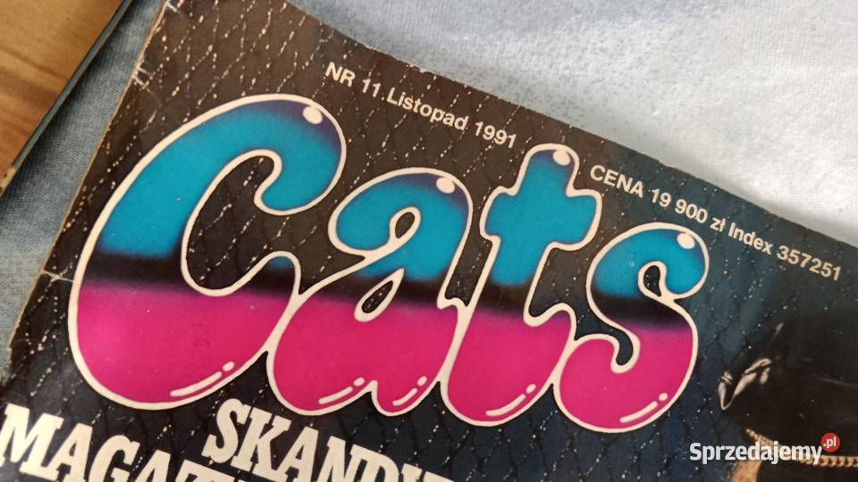 Magazyn Cats 1991 Dwa Numery Rok wydania 1991 Ruda Śląska sprzedam