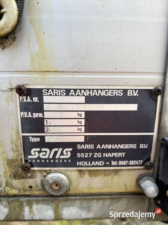 Sprzedam przyczepkę samochodową podwójną oś Nowy Lipowiec