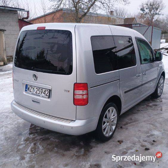 VW Caddy Salon Faktura 23 Alufelgi Rok produkcji 2013 mazowieckie Żyrardów