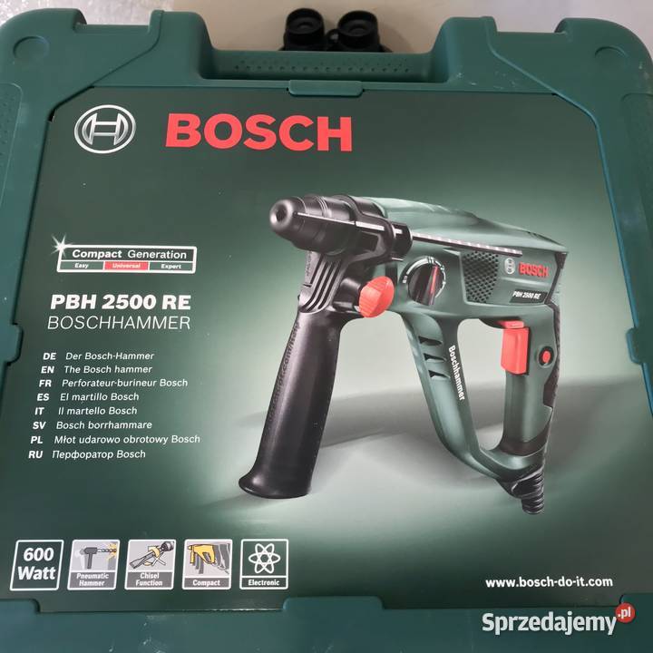 Bosch PBH 2500 RE młotowiertarka SDS Plus 600 W Wiertarki i wkrętarki Wiertarki i wkrętarki Warszawa sprzedam